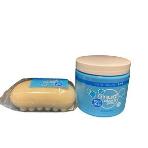True Blue Spa Mud About You Body Mask & Like Butter Moisture Bar Set Shea Butter